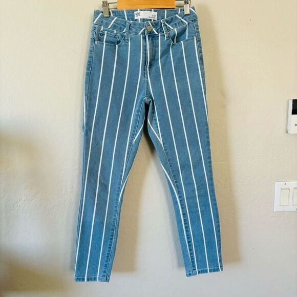 Urban Outfitters RSQ Cali high rise striped jeans in size 24 or 0 see measuremen - Picture 3 of 8